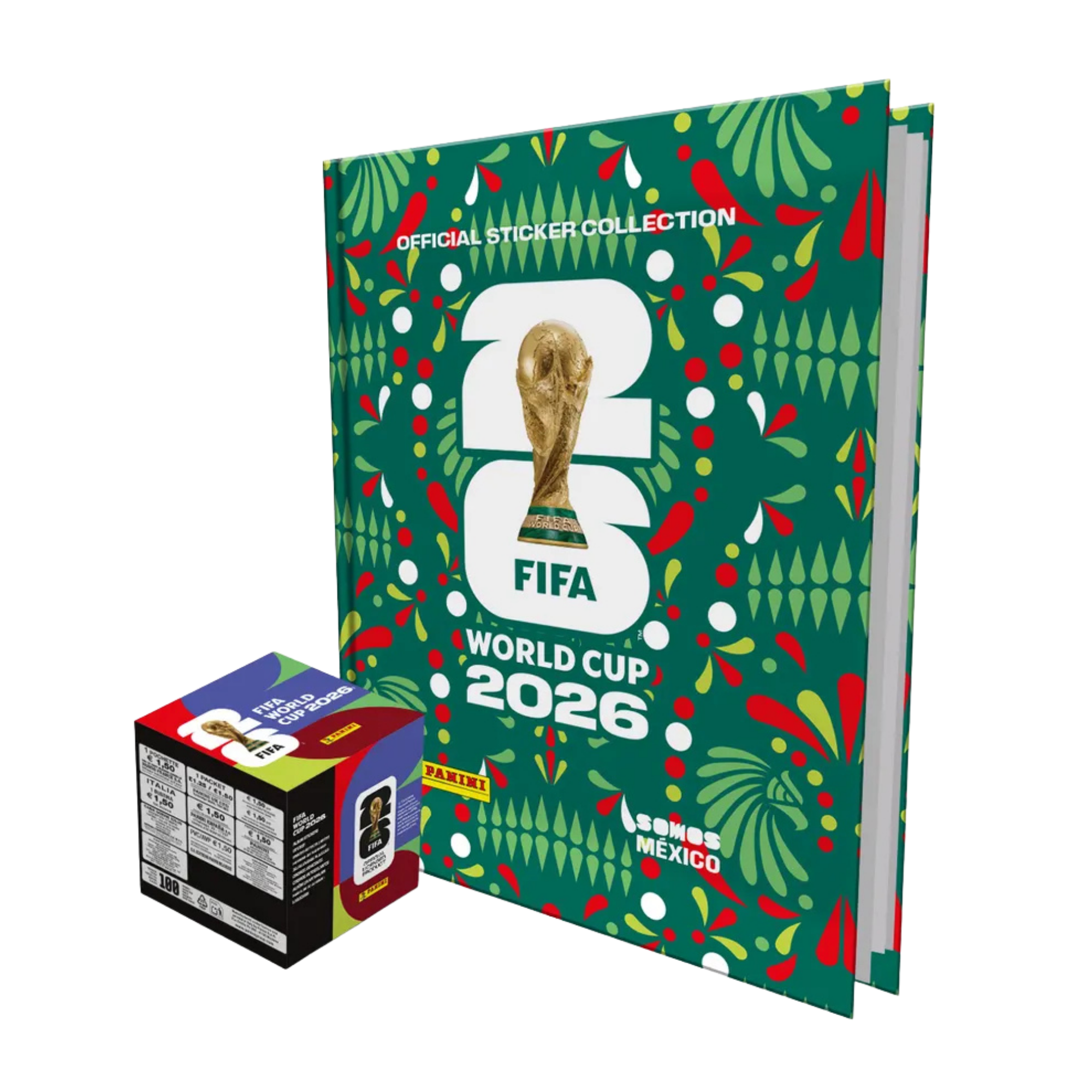 Álbum Mundial 2026 + Caja de 100 Sobres
